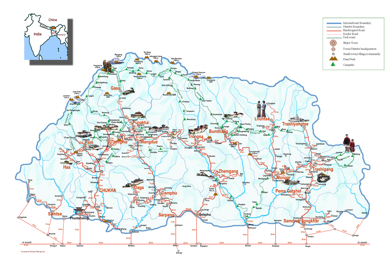 bhutan-map